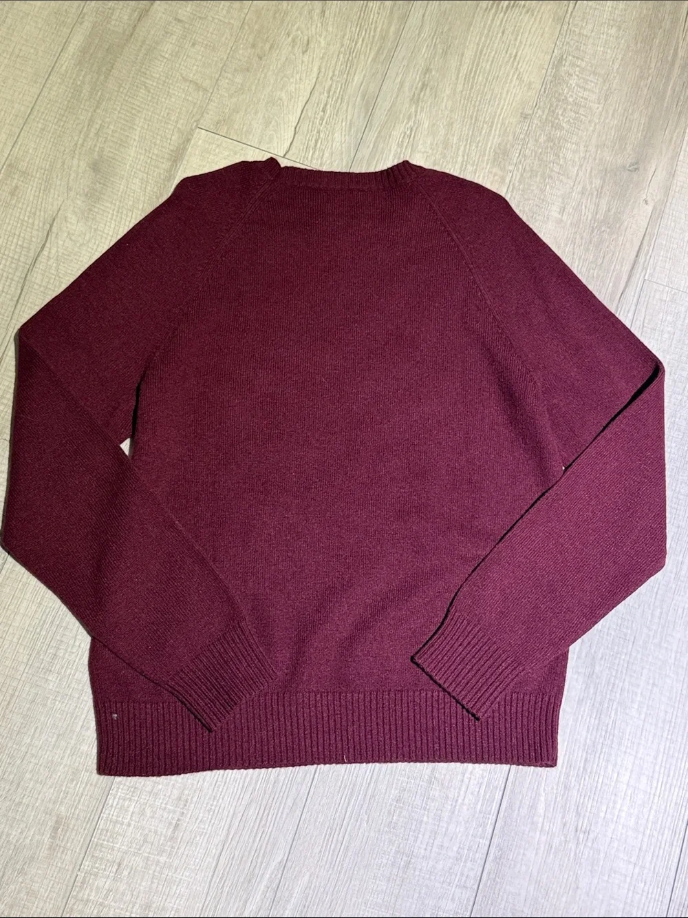 J. Crew Factory Men's Crewneck Sweater in Wine